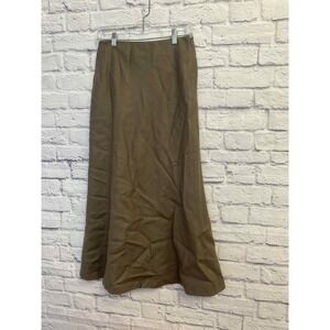 Chadwicks Women's Brown Maxi Skirt Size 4 Long Career Casual Minimalist